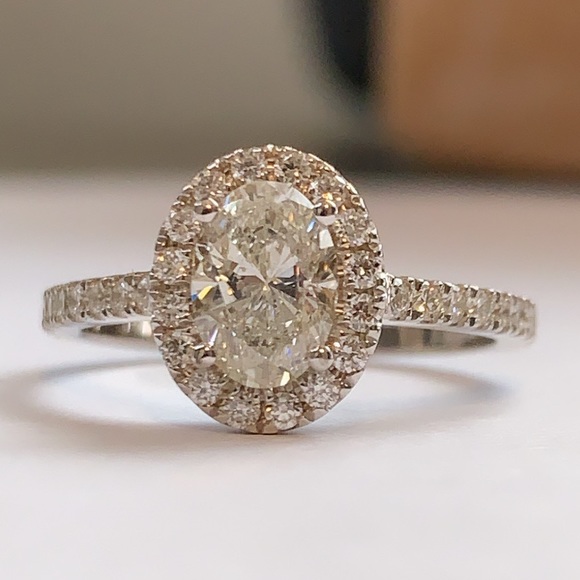 Kay Jewelers Jewelry 4k Oval Diamond Ring Poshmark